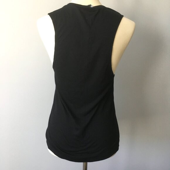 Revolve Black Tank Graphic Private Party Hangover Funny Muscle Top Small - Picture 5 of 8